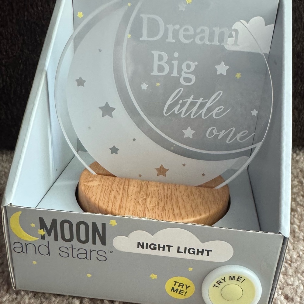 Moon and Stars Night Light